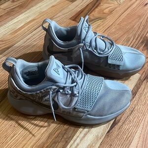 Nike Mens Paul George OKC Zoom Basketball Shoes Wolf Gray 878627-009 Size 10.5